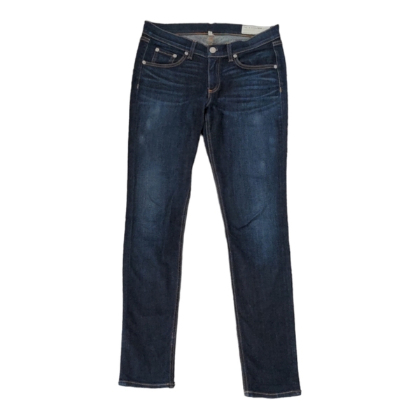 Rag & Bone Dark Wash Kensington Skinny Jeans in a size 28 - Picture 2 of 6
